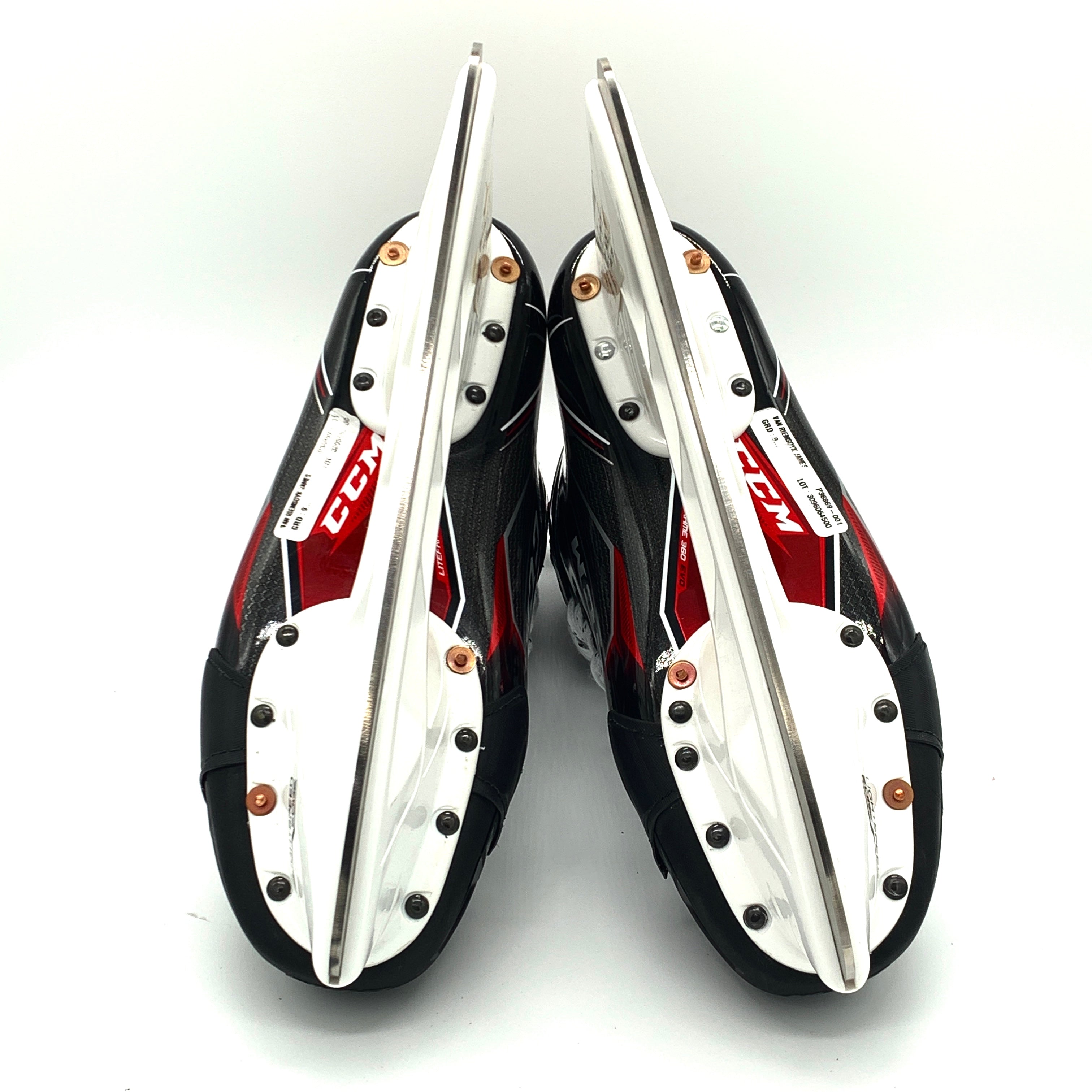 Patins de hockey CCM Jetspeed FT2 Pro Stock - Taille L9.5D/R9.75D - Arthur Kaliyev